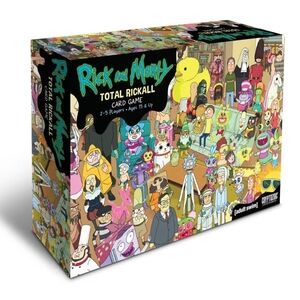 NIB Rick & Morty Total Rickall Card Game Adult Swim Sealed Mint.